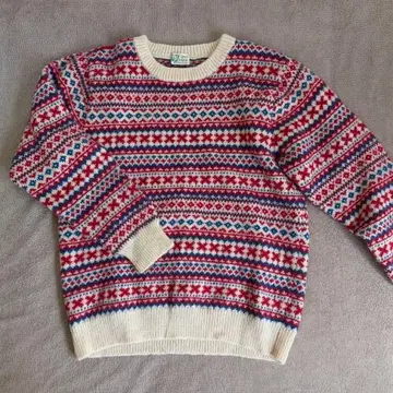ARIS FARM 페어아일 패턴 니트 스웨터