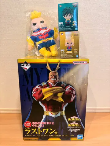 제1회 복권 나의 히어로 아카데미아 라스트 원 피규어 올마이트 봉제 인형