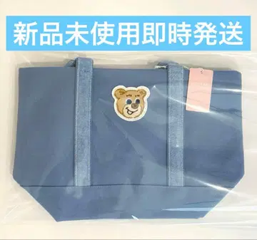 미사용 새상품 올드 테디 와펜 토트백 라이트 블루 L
