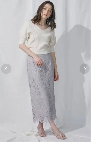 MERCURYDUO 레이스 타이트 스커트 거의 새상품