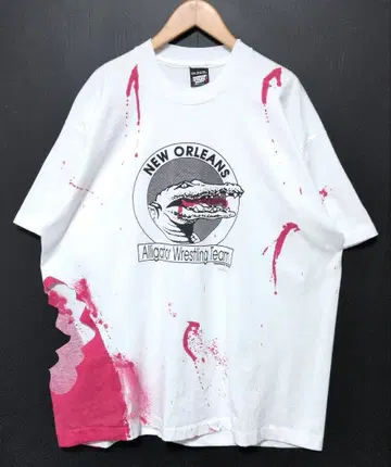 VINTAGE Aligator Wrestling Team 셔츠 XXL