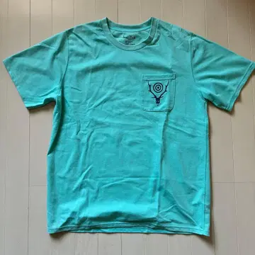 South2West8 서클 경적 터콰이즈 티셔츠 S