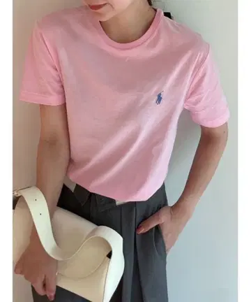 폴로 랄프 로렌 반팔 티셔츠 핑크