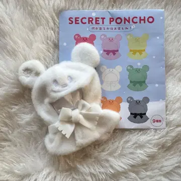 [ 익명 배송 ] 디즈니 스토어 시크릿 판초 눈사람 화이트 화이트