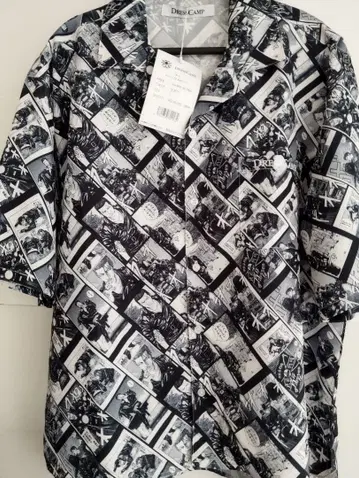 크로우즈 부장전선 DRESS CAMP 반팔 셔츠 black