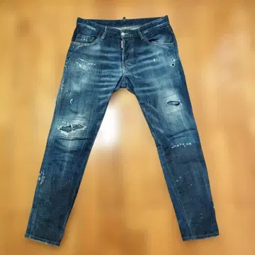 DSQUARED2 스키니 데님 데님 블루