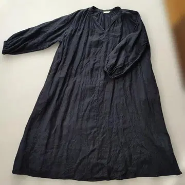 studioCLIP 린넨 원피스/블랙