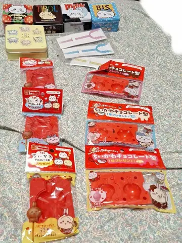 치이카와 굿즈 세트 3 (식품 빈 용기 등)