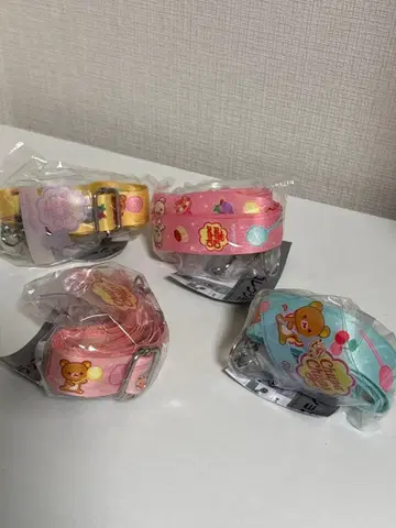 리락쿠마 컬렉션 스트랩 4종 세트