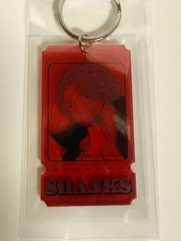 원피스 베이스샵 캐릭터 티켓 키링 샹크스