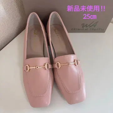 미사용 새상품 25cm WA ORiental TRaffic 핑크 로퍼