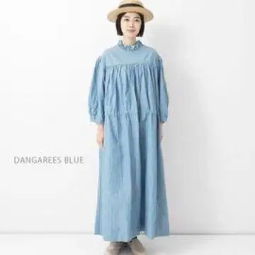 Veritecoeur 프릴 개더 드레스