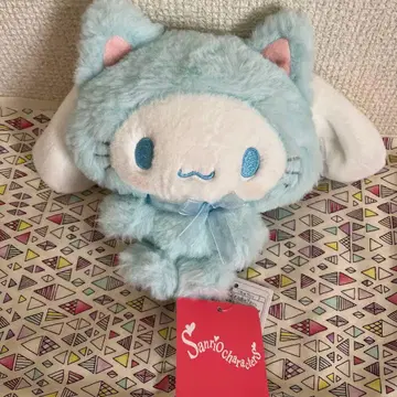 시나몬 포근포근 파스텔 냥코 봉제 인형 산리오 시나모롤