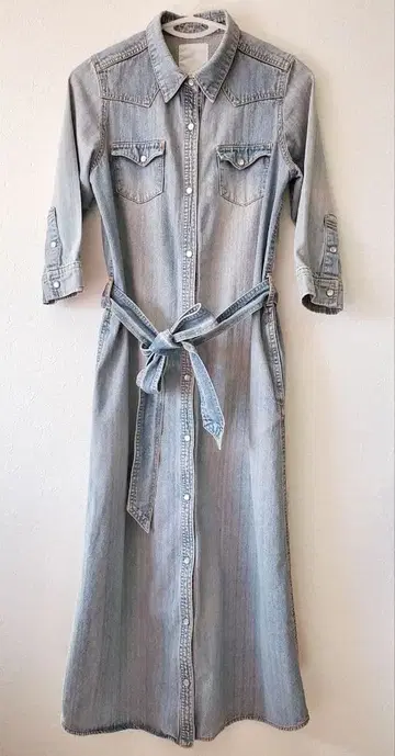 [ Ray BEAMS ] 데님 롱 원피스