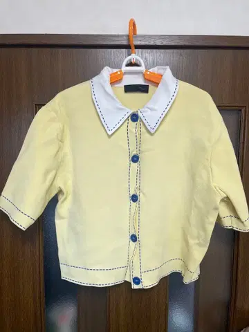 ZARA 스티치 폴로 니트 자켓