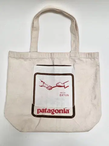 파타고니아 x PASSTHEBATON 콜라보 토트백