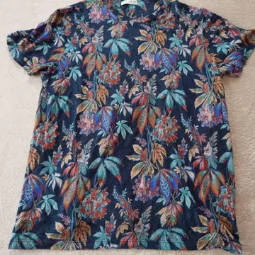 ETRO 린넨 꽃무늬 T셔츠