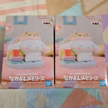 산리오 캐릭터즈 나카요시 메모리즈 피규어 시나모롤 x 2