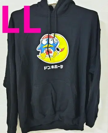 돈키 펜 후드티 LL 월승 돈키 풀오버 후드티 블랙 블랙 돈키