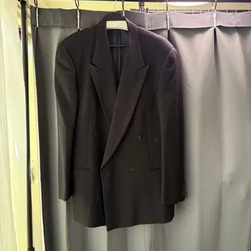 Giorgio Armani 더블 브레스트 자켓 블랙