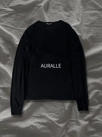 [ 21ss ] AURALEE 오라리 심리스 롱 슬리브 T셔츠 L