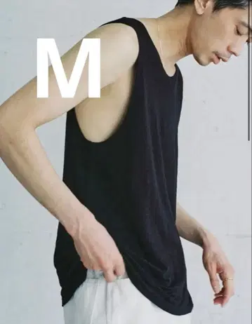 LIDNM Linen Tank Top ASH BLACK