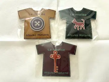 마타노 아츠코 핀 배지 3개 세트