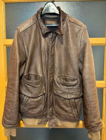 drestrip 드레스트립 가죽 봄버 자켓 카우하이드 가죽 2