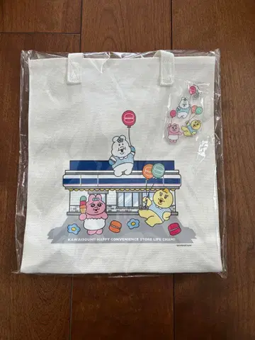 가엾어라! 빤쮸토끼 림포챰 토트백 아크릴 스탠드 포함 로손 한정판