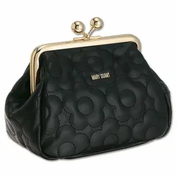 퀼트 폼 데이지 가마구치 파우치 / 마리콴트 (MARY QUANT)