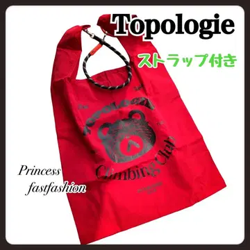 새상품 레드/토폴로지 편의점 백 & 스트랩 포함/#5
