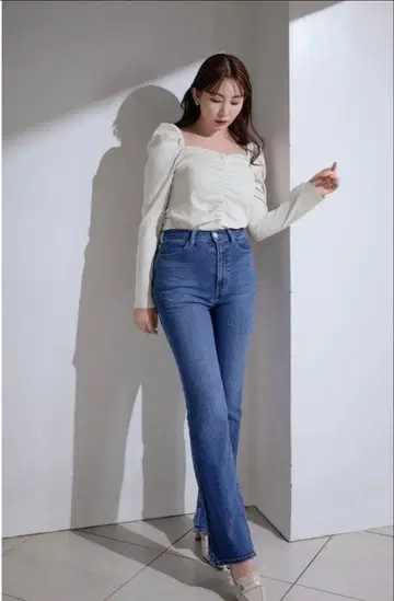 Herlipto 뉴욕 하이웨이스트 진