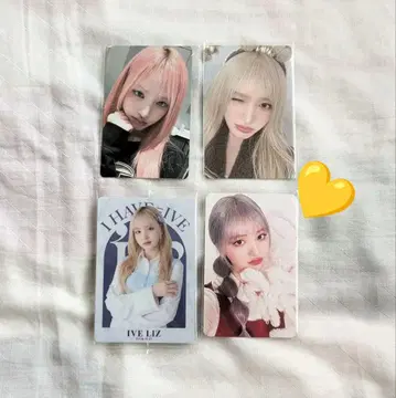 IVE 계속 혜택 트레이딩 카드 리즈 4장 세트 즉시 구매