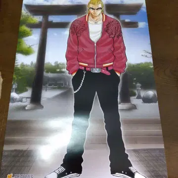 크로우즈 보우야 하루미치 포스터 버클 클리어 파일