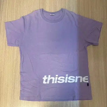 thisisneverthat 퍼플 T셔츠 M