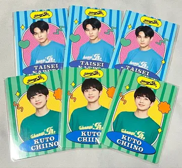 나베타 타이세이 치이노 쿠카 프로필 카드 6장 세트