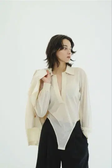 CLANE(클라네) SKIPPER KNIT BODYSUITS_IVORY