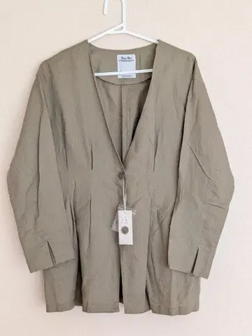 Free's Mart(프리즈마트) 면린넨 노카라 자켓