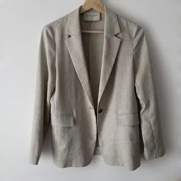베이지 린넨 라이크 자켓 36