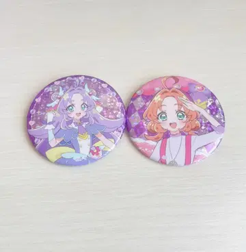 부르주라 명탐정 프리큐어! 홀로그램 캔뱃지 큐어 앤서 아케치 안나