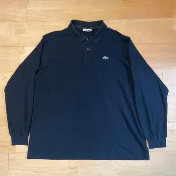 [ 프랑스제 ] Lacoste 블랙 긴팔 피케 셔츠 라코스테