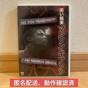 블랙 번개 맨슨 깁슨 DVD 킥복싱 K-1 재생 확인 완료