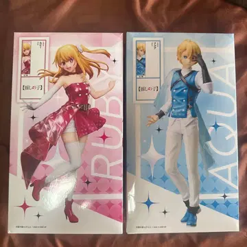 라운드원 한정판 최애의 아이 피규어 아쿠아 루비 전 2종 세트