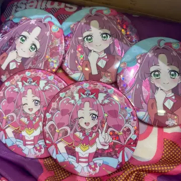 부르쥬라 명탐정 프리큐어 고바야시 미쿠루 홀로그램 캔뱃지 미스틱