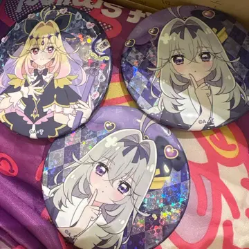 부르주라 모리 아루루카 아르카나 쉐도우 홀로그램 캔뱃지 명탐정 프리큐어