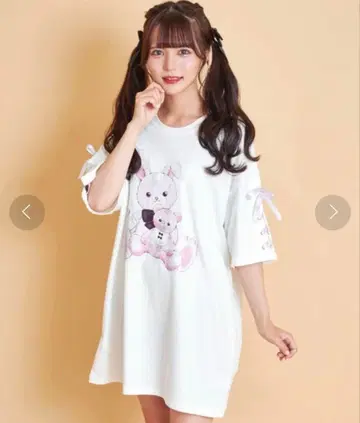 시크릿허니 바브 곰 토끼 빅 티셔츠