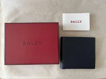 BALLY 발리 블루 네이비 접이식 지갑