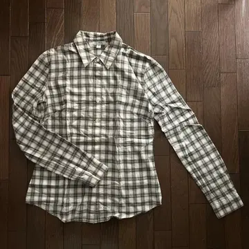 JAMES PERSE 체크 무늬 긴팔 셔츠 사이즈 1