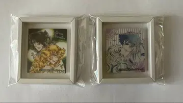 베르사이유의 장미 프레임 마그넷 오스칼 & 앙드레 퍼플 그린