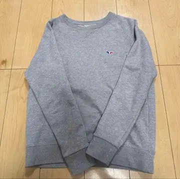 메종 키츠네 그레이 맨투맨 S